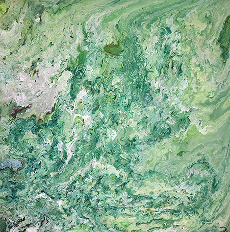 Green Painting by Deepa Kulkarni